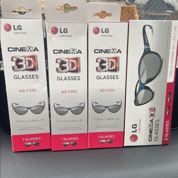 LG Cinema 3D Glasses Set of 5 total - Picture 1 of 8